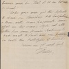 Autograph letter to William Whitton, 27 February 1816