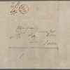 Autograph letter signed to William Godwin, 29 February 1816