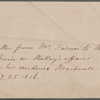 Autograph letter signed to William Godwin, 29 February 1816