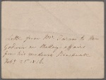 Autograph letter signed to William Godwin, 29 February 1816