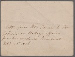 Autograph letter signed to William Godwin, 29 February 1816