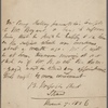 Autograph note, third person, to William Bryant, 7 March 1816