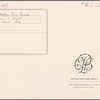 Autograph note, third person, to William Bryant, 7 March 1816
