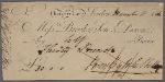 Autograph check (partly engraved) signed to Brooks, Son and Dixon, 11 March 1816