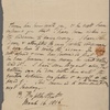 Autograph letter unsigned to William Godwin, 16 March 1816