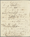 Holograph poem, "Fare Thee Well"