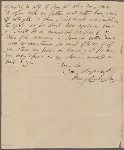 Autograph letter signed to William Bryant, 14 Apr 1816