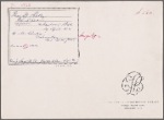 Autograph note, third person, to Thomas Charters, 29 April 1816