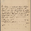 Autograph letter signed to William Bryant, [2 May 1816]