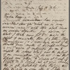 Autograph letter signed to Thomas Jefferson Hogg, 18 July 1816