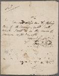 Autograph letter signed to Thomas Charters, ?10 September 1816