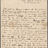 Autograph letter signed to Lord Byron, 11 September 1816