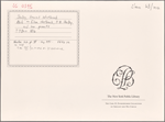 Autograph letter signed to Eliza Westbrook, Percy Bysshe Shelley, and her parents, ?7 December 1816