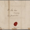Autograph letter signed to John Evans, 4 December 1812