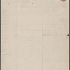Itemized tailor bill for Percy Bysshe Shelley, 25 March 1811