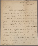 Autograph letter to William Bryant, 11 June 1816