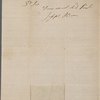 Autograph letter to William Bryant, 11 June 1816