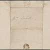 Autograph letter signed to Reverend Henry Dyson Gabell, ?9 February - ?15 April 1787
