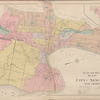 Essex County, V. 3, Double Page Plate No. 1 [Map of street and ward map of city of Newark, NJ]