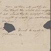 Autograph letter signed to Reverend Henry Dyson Gabell, [9-19 October 1787]
