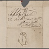 Autograph letter signed to Reverend Henry Dyson Gabell, [9-19 October 1787]