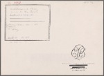 Autograph letter signed to Reverend Henry Dyson Gabell, [9-19 October 1787]