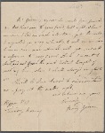 Autograph letter signed to George Dyson, [28 April 1797]