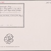 Autograph letter signed to George Dyson, [28 April 1797]