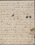 Autograph letter signed to George Dyson, ?15 May 1797