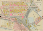 Hudson County, V. 1, Double Page Plate No. 18 [Map bounded by Van Horne St., Grand St., New York Bay]