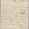Autograph letter signed to Martin Archer Shee, 15 April 1814