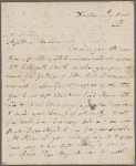 Autograph letter signed to Frances Leigh, 27 March 1791