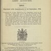 Financial instructions in relation to army accounts. 1910. 