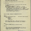 Untitled outline and notes with several different dates