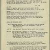Untitled outline and notes with several different dates