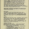Untitled outline and notes with several different dates