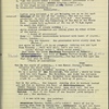 Rough script with notes