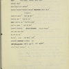 Rough script with notes
