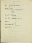 Rough script with notes