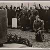 Italian Foreign Minister Count Ciano visits the Polish government for discussions.  Count Ciano before the Tomb of the Unknown Soldier in Warsaw.