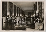 The Supreme Commander and commanding generals of the Army and the Air Force as well as the Admirals of the Navy and their wives were guests of the Fuhrer in the new Reichs Chancellery