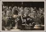 On January 30th the Fuhrer spoke to the German people and the whole world.  Here are the delegates to the Reichstag.  At the center is Governor Seyss-Inquart (of the Osmark) and Konrad Henlein (of the Sudetenland).