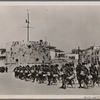 Italian troops entering the city of Durazzo, Albania.