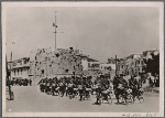 Italian troops entering the city of Durazzo, Albania.