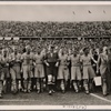 [The outbreak of war has not disrupted the peaceful life of the Reich.  In the packed Olympic Stadium the finals of the German soccer championship took place.  Schalke were the champions again.]