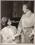 Maggie Smith as Myra and Edith Evans as Judith in Noël Coward's production of his play, "Hay Fever"