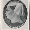 Bianca Maria Sforza madre di Galeazzo Maria. (Proprietà marchese Trotti).