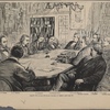 Albany.--The legislative canal commission in session.--See page 127. J.W. Booth. L.C. Waehner. Stenographer. The witness, Oliver. D.H. Cole, chairman. F.W. Seward. J.C. Jacobs. Counselor Peckham. J. Faulkner. Counselor Smith.