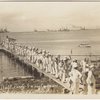 Baseball Party, Guantanamo. Sailors going ashore at Guantanamo, Cuba for recreation.