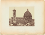 Firenze, Veduta laterale del Duomo [Florence, side view of the Duomo (Basilica di Santa Maria del Fiore)]